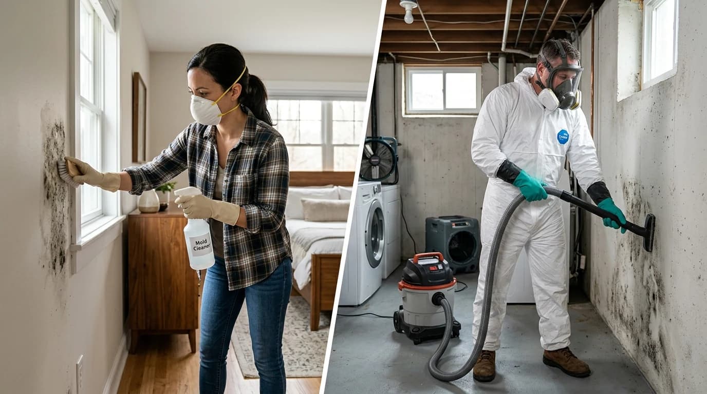 DIY vs Professional Mold Removal: What's Best for You? - Ho-Ho-Kus Mold Removal